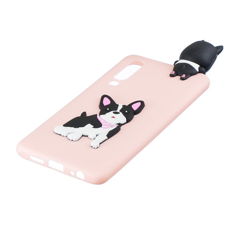 3D Animal Doll Pattern Soft TPU Phone Case for Samsung Galaxy A70 - Dog-4