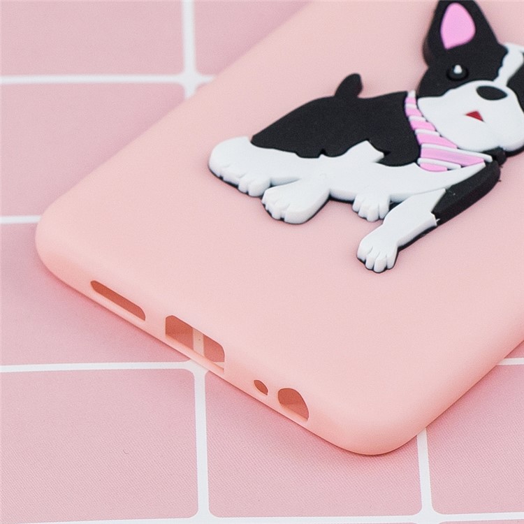 3D Animal Doll Pattern Soft TPU Phone Case for Samsung Galaxy A70 - Dog-8
