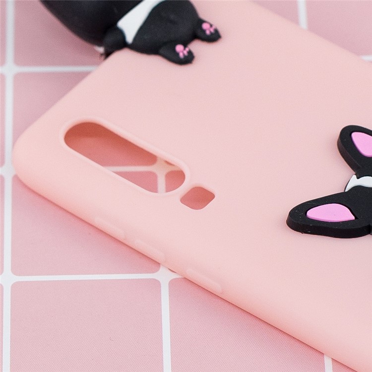 3D Animal Doll Pattern Soft TPU Phone Case for Samsung Galaxy A70 - Dog-9