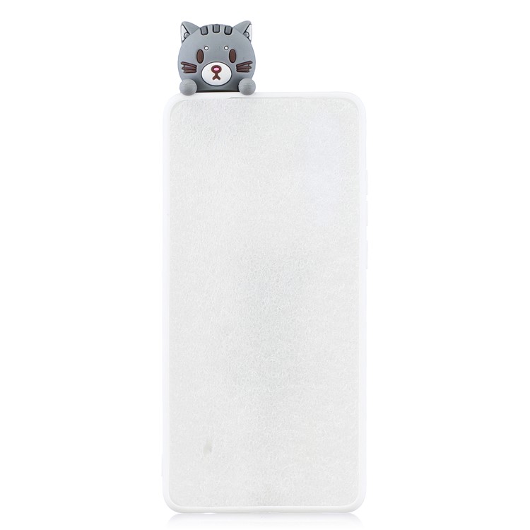 3D Animal Doll Pattern Soft TPU Phone Case for Samsung Galaxy A70 - Cat-3