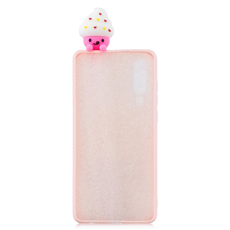 3D Animal Doll Pattern Soft TPU Phone Case for Samsung Galaxy A70 - Ice cream-3