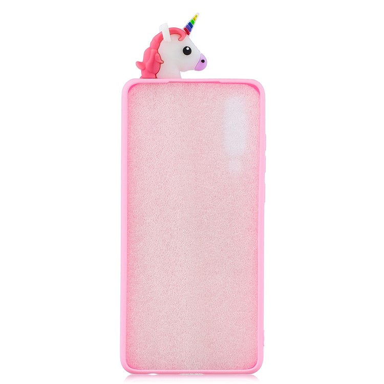 3D Animal Doll Pattern Soft TPU Phone Case for Samsung Galaxy A70 - Unicorn-3
