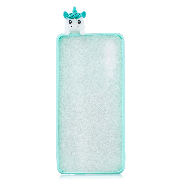 3D Animal Doll Pattern Soft TPU Phone Case for Samsung Galaxy A70 - Couple Unicorns-4