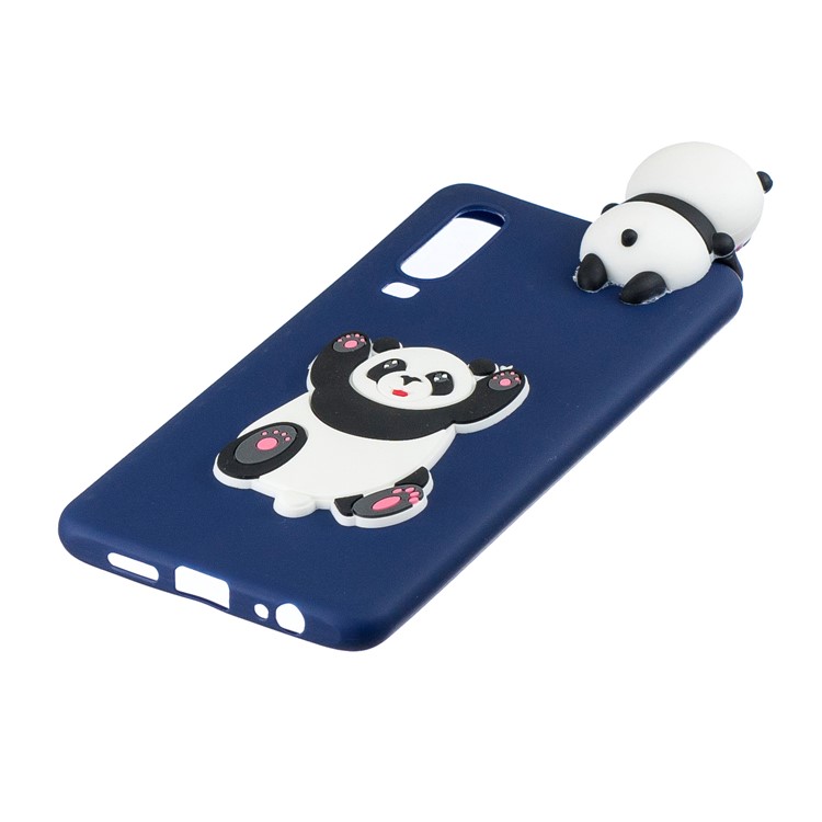 3D Animal Doll Pattern Soft TPU Phone Case for Samsung Galaxy A70 - Giant Panda-5