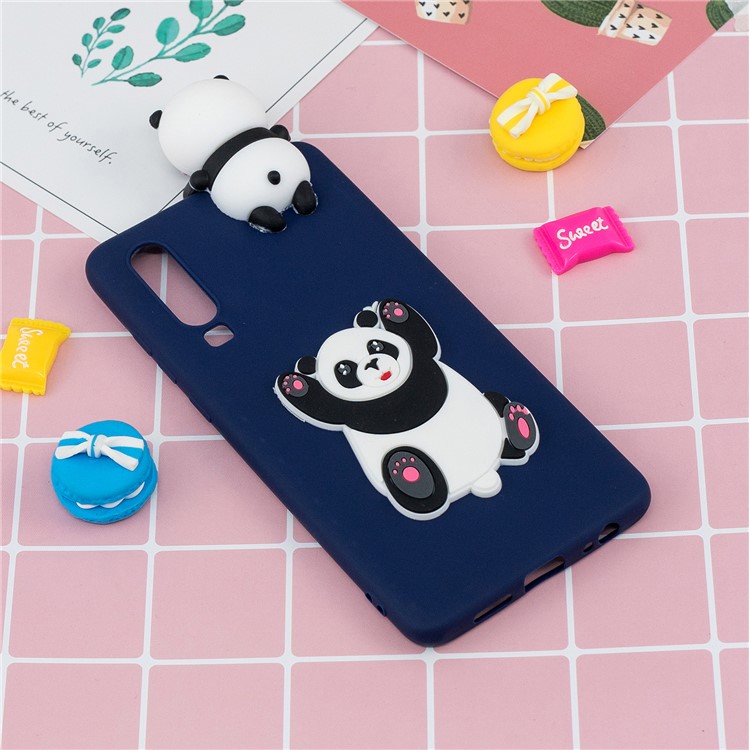 3D Animal Doll Pattern Soft TPU Phone Case for Samsung Galaxy A70 - Giant Panda-7