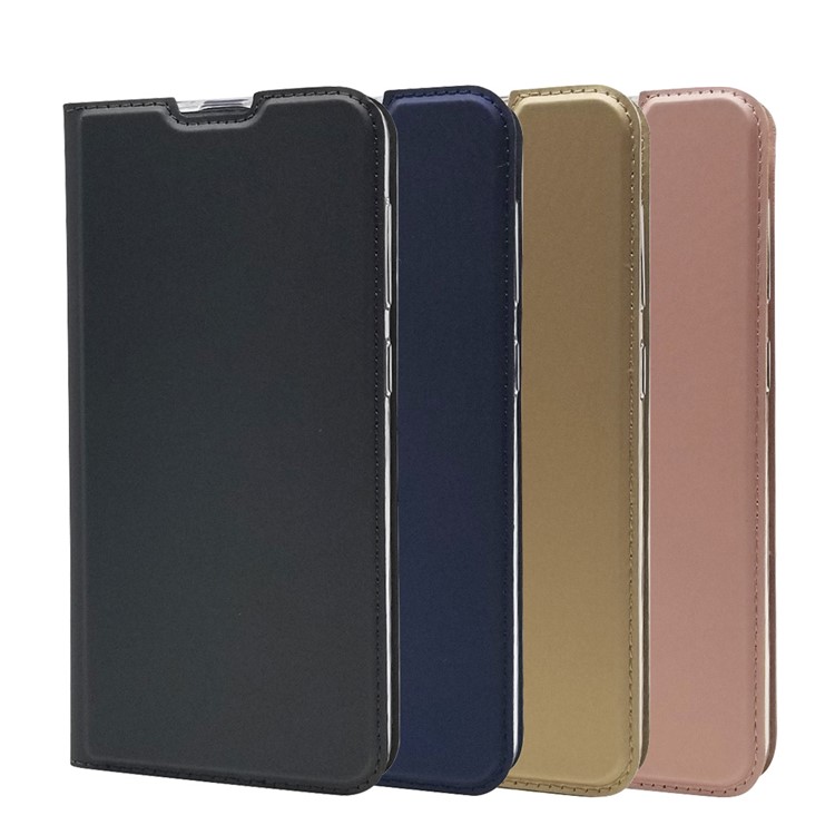 Magnetic Adsorption Leather Card Slot Case for Samsung Galaxy A30 / A20 - Black-10