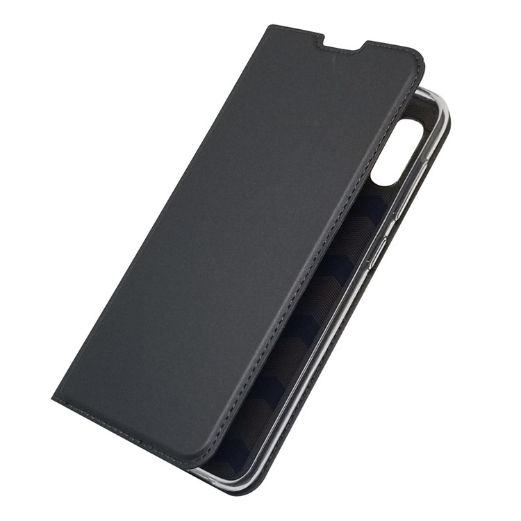 Magnetic Adsorption Leather Card Slot Case for Samsung Galaxy A30 / A20 - Black-9