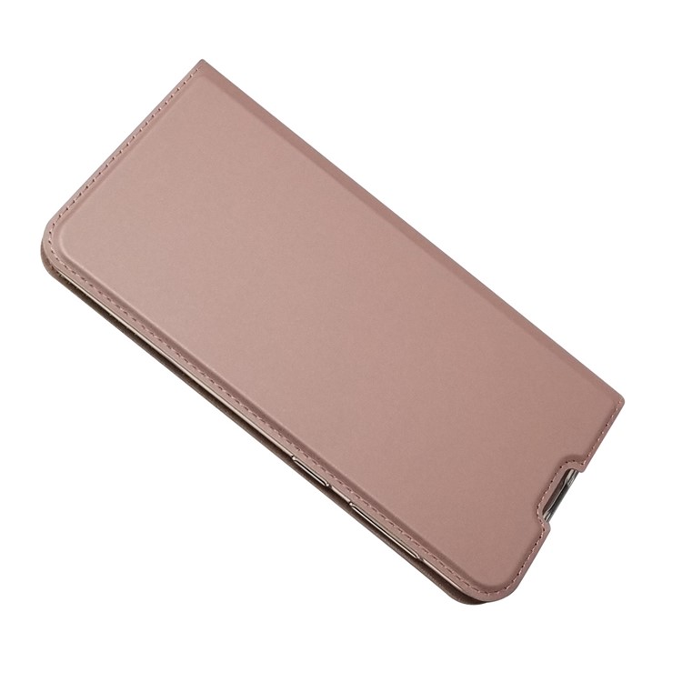 Magnetic Adsorption Leather Card Slot Case for Samsung Galaxy A30 / A20 - Rose Gold-6