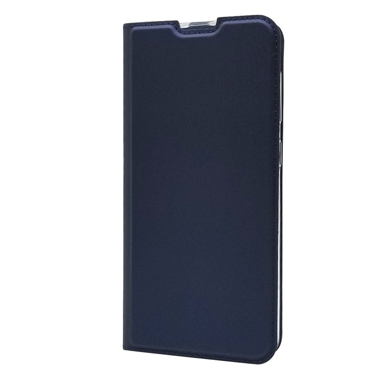 Magnetic Adsorption Leather Card Slot Case for Samsung Galaxy A30 / A20 - Blue-3