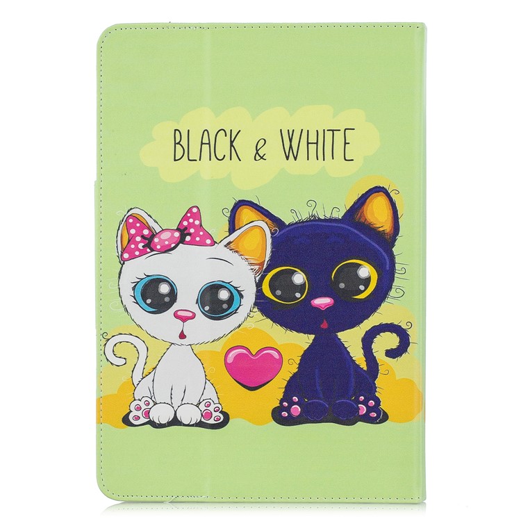 Universal Patterned 7-inch PU Leather Wallet Stand Tablet Case for Samsung Galaxy Tab A 7.0 / Huawei MediaPad M2 7.0 etc - Two Cats-3