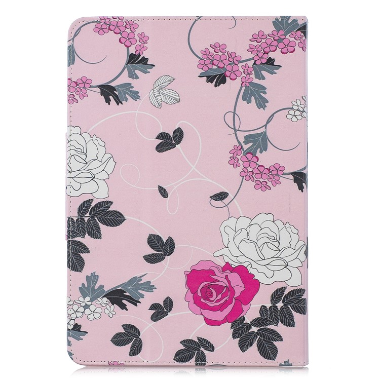 Universal Patterned 7-inch PU Leather Wallet Stand Tablet Case for Samsung Galaxy Tab A 7.0 / Huawei MediaPad M2 7.0 etc - Flowers-3