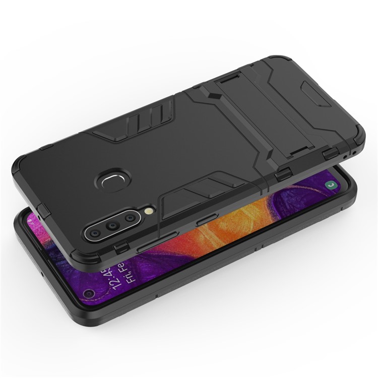 Cool Guard Kickstand PC TPU Hybrid Case for Samsung Galaxy A60-5