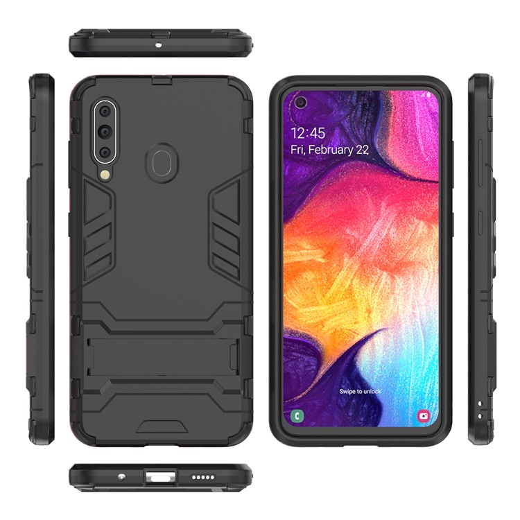 Cool Guard Kickstand PC TPU Hybrid Case for Samsung Galaxy A60-7