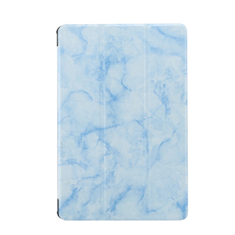 

Marble Texture Tri-fold PU Leather + PC Stand Tablet Shell for Samsung Galaxy Tab S5e SM-T720 - Blue, Galaxy Tab S5e SM-T720