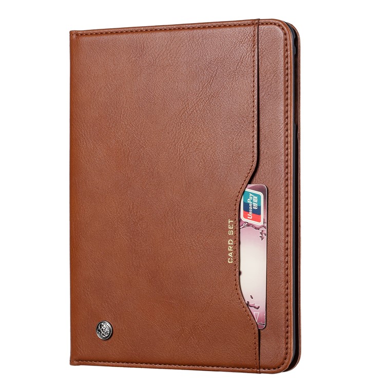 Auto-absorbed Wallet Stand Flip Leather Tablet Case for Samsung Galaxy Tab A 8 (2019) SM-P200 (Wi-Fi) / SM-P205 (LTE) - Brown-2