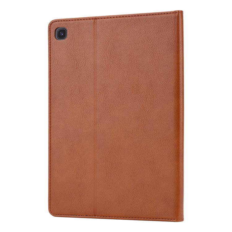 Auto-absorbed Wallet Stand Flip Leather Tablet Case for Samsung Galaxy Tab A 8 (2019) SM-P200 (Wi-Fi) / SM-P205 (LTE) - Brown-3