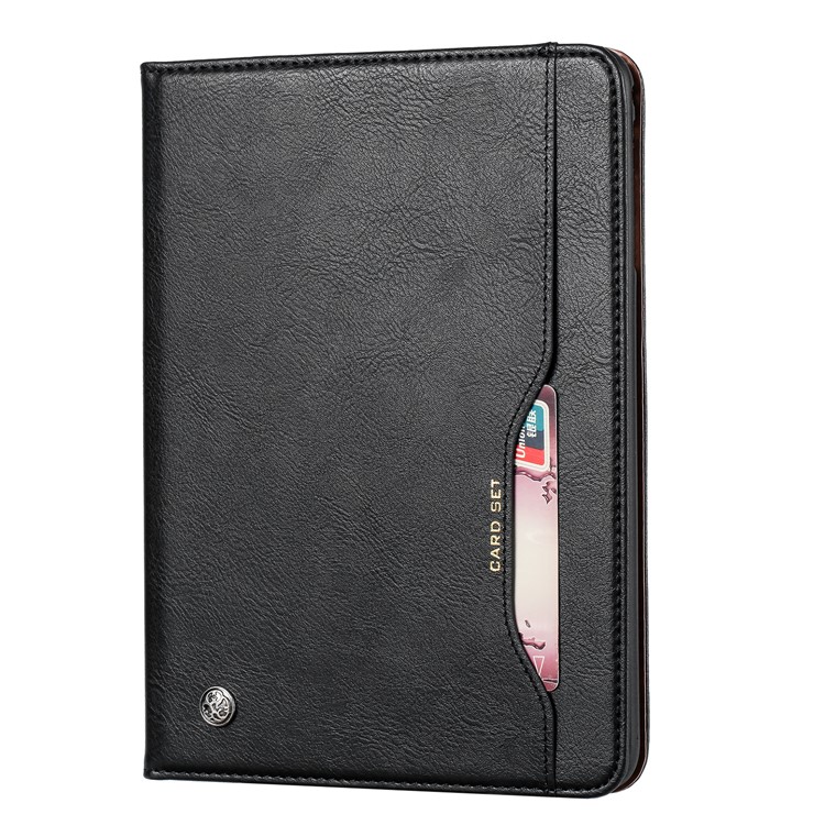 PU Leather Protection Flip Case with Stand for Samsung Galaxy Tab S5e SM-T720 - Black-3