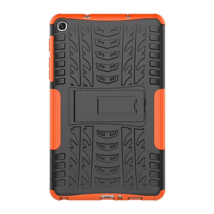 Anti-slip PC + TPU Hybrid Case with Kickstand for Samsung Galaxy Tab A 8 (2019) SM-P200 / SM-P205 - Orange-2