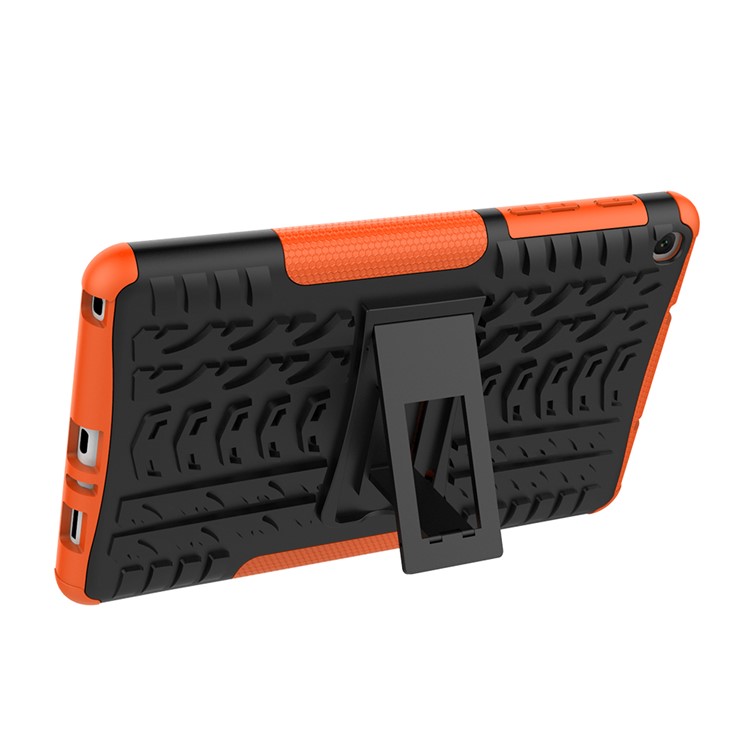 Anti-slip PC + TPU Hybrid Case with Kickstand for Samsung Galaxy Tab A 8 (2019) SM-P200 / SM-P205 - Orange-4