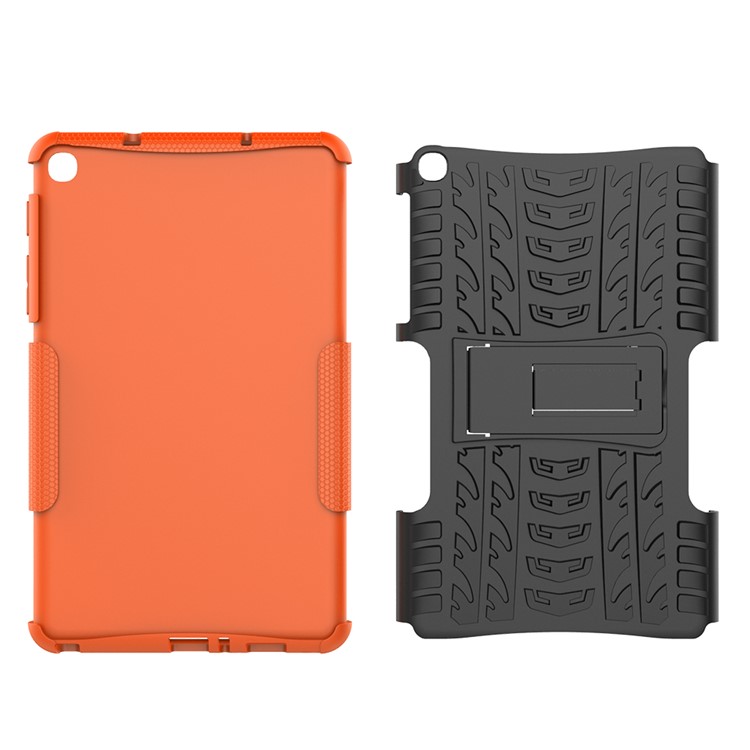 Anti-slip PC + TPU Hybrid Case with Kickstand for Samsung Galaxy Tab A 8 (2019) SM-P200 / SM-P205 - Orange-7
