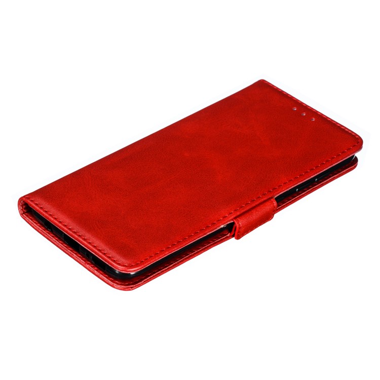 PU Leather Stand Wallet Case for Samsung Galaxy A30 / A20 - Red-10