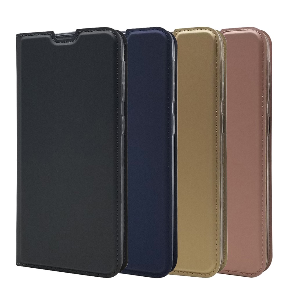 Magnetic Adsorption Leather Card Holder Case for Samsung Galaxy A20e - Black-9