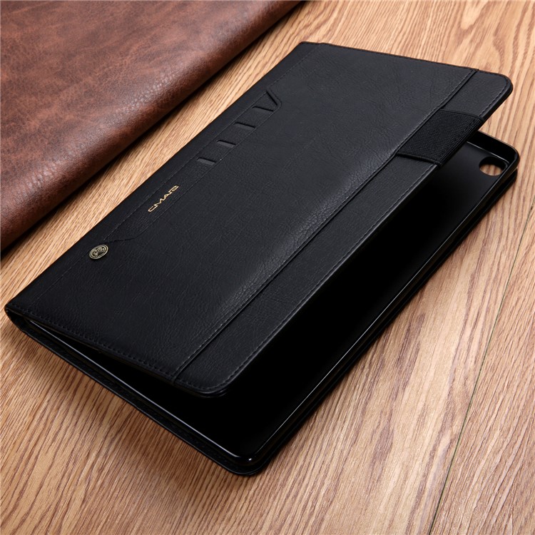 CMAI2 Card Slots Stand Tablet Leather Case with Stylus Pen Holder for Samsung Galaxy Tab A 10.1 (2019) SM-T515 / SM-T510 - Black-16