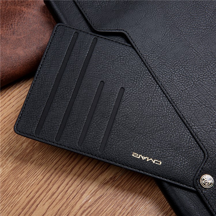 CMAI2 Card Slots Stand Tablet Leather Case with Stylus Pen Holder for Samsung Galaxy Tab A 10.1 (2019) SM-T515 / SM-T510 - Black-17