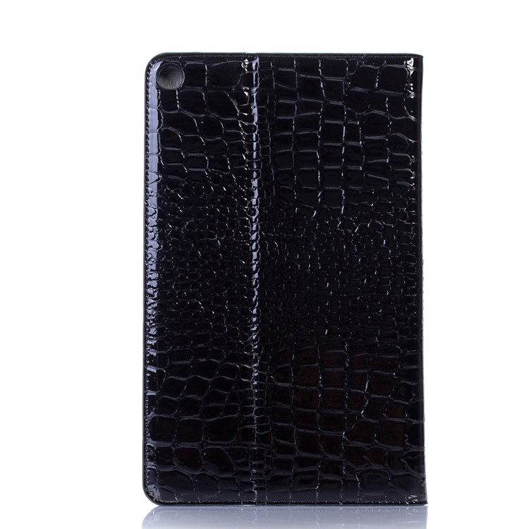 Crocodile Skin Wallet Stand Leather Tablet Case for Samsung Galaxy Tab A 10.1 (2019) T510/T515 - Black-2