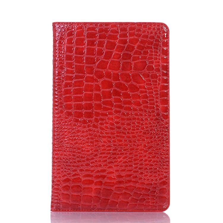 

Crocodile Skin Wallet Stand Leather Tablet Case for Samsung Galaxy Tab A 10.1 (2019) T510/T515 - Red, Galaxy Tab A 10.1 (2019)