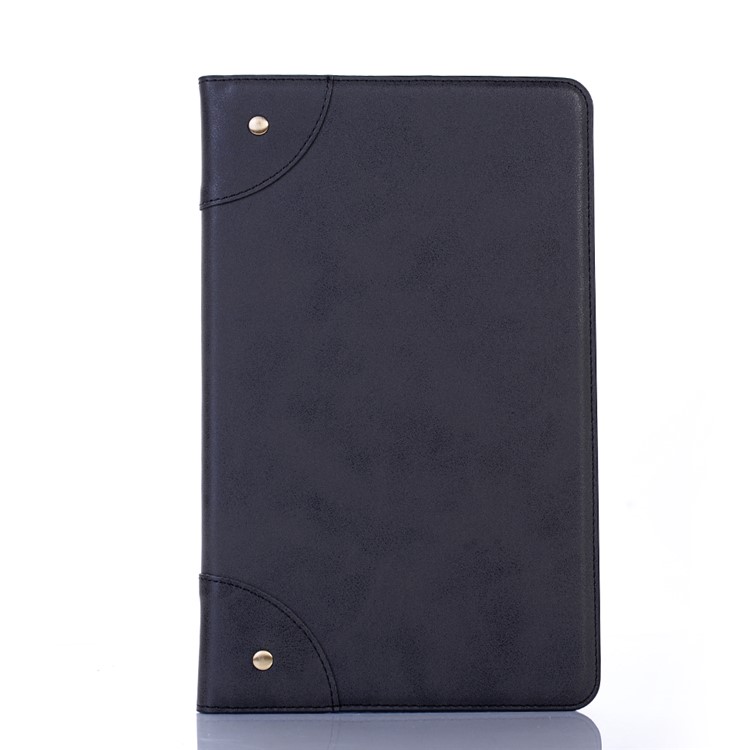 Custodia Per Tavolette in Pelle PU Retrò Con Portafoglio Per Samsung Galaxy Tab A 10.1 (2019) T510/T515 - Nero