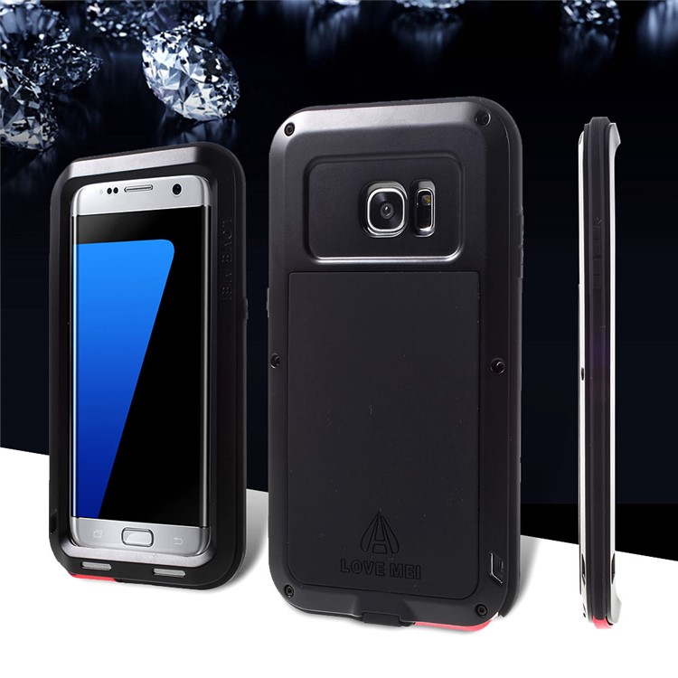 

LOVE MEI Shockproof Dropproof Dustproof Case for Samsung Galaxy S7 edge G935 - Black, Galaxy S7 edge