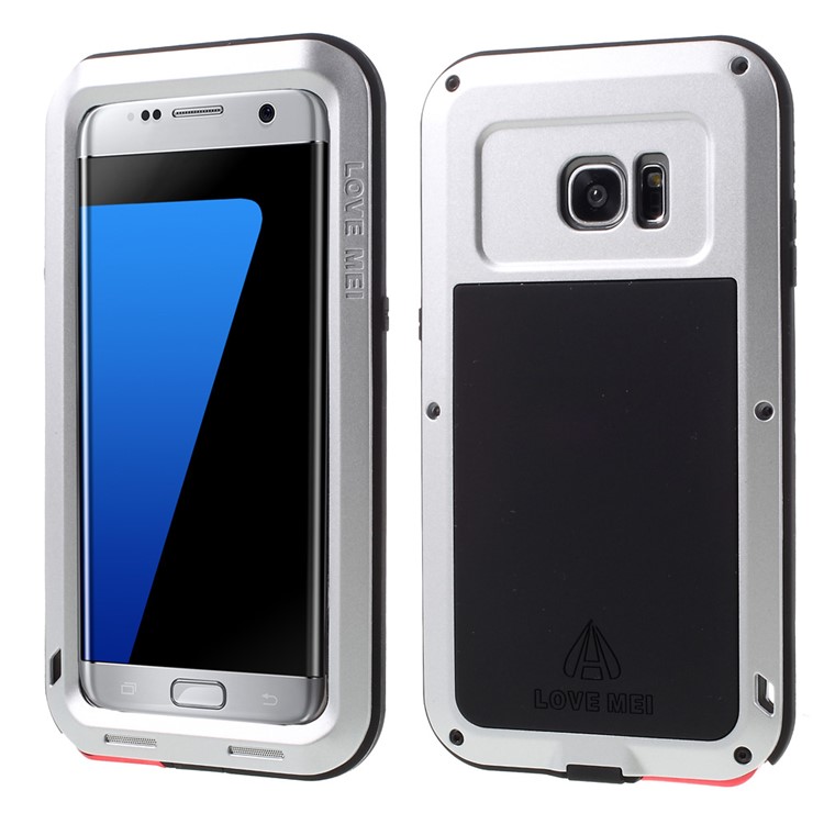 

LOVE MEI Shockproof Dropproof Dustproof Case for Samsung Galaxy S7 edge G935 - Silver