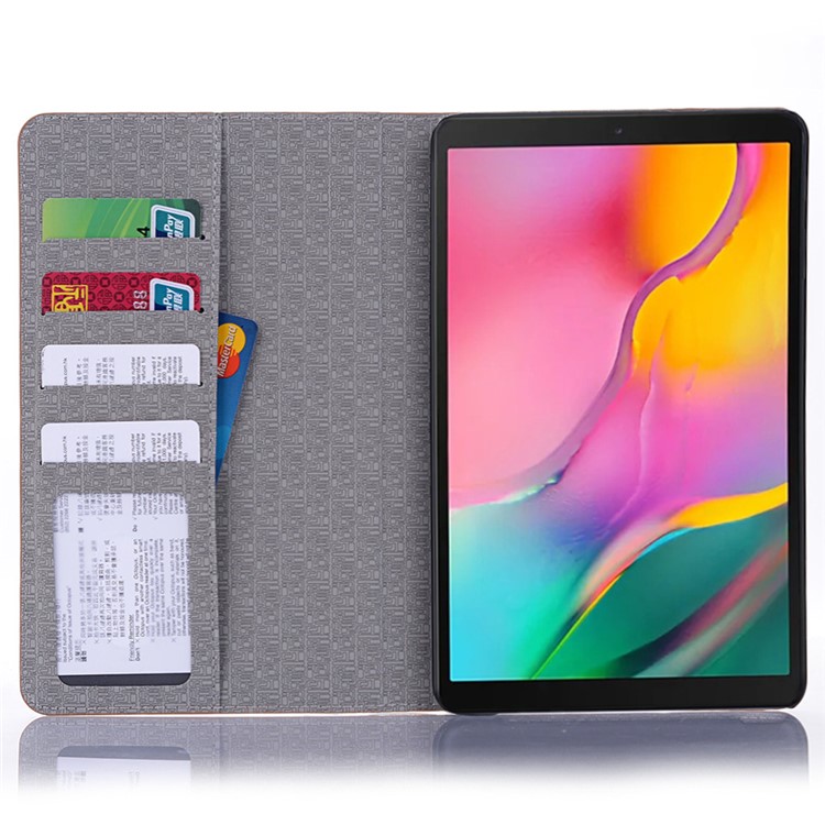 Map Pattern Printing Wallet Stand Leather Tablet Cover for Samsung Galaxy Tab A 8 (2019) P200 P205 - Grey-3