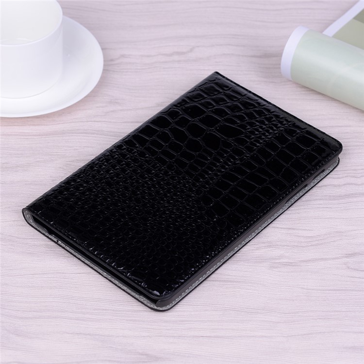 Crocodile Skin Wallet Stand Leather Tablet Cover for Samsung Galaxy Tab A 8 (2019) P200 P205 - Black-7