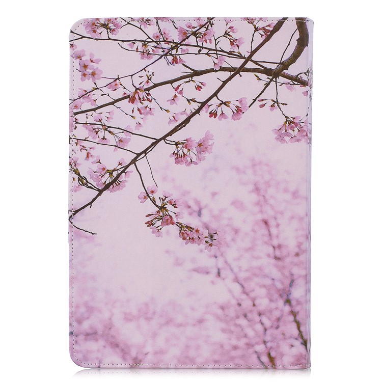 Housse Universelle Pour Tablettes En Cuir Avec Support D'impression De Modèle De 10 Pouces - Branche De Fleur-3