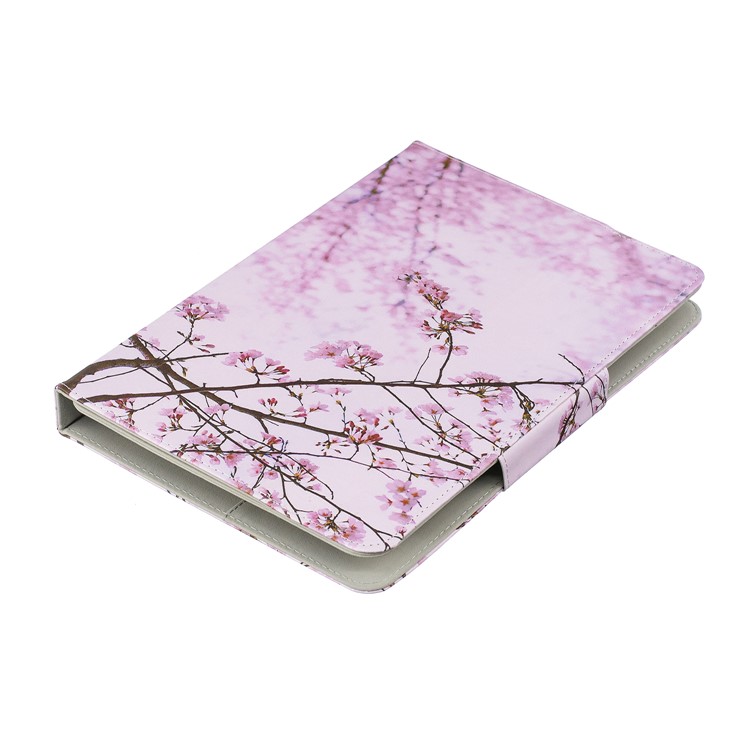 Housse Universelle Pour Tablettes En Cuir Avec Support D'impression De Modèle De 10 Pouces - Branche De Fleur-7