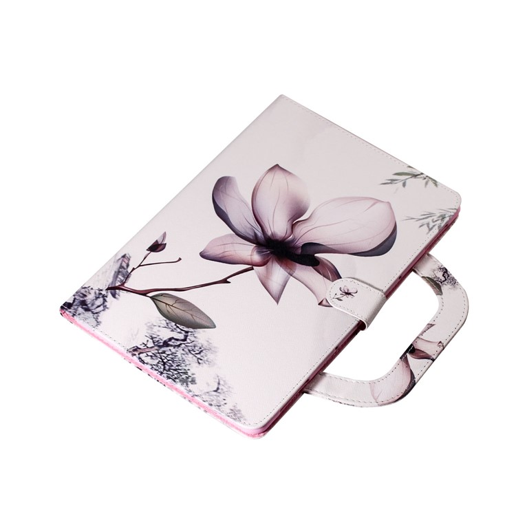 Portable Pattern Printing Wallet Stand Leather Tablet Case for Galaxy Tab A 10.1 (2019) SM-T515 (LTE) / SM-T515 (Wi-Fi) - Magnolia-4