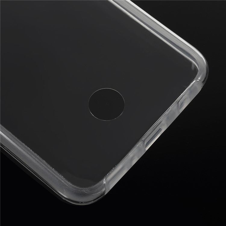 Clear PC Side + TPU Back Hybrid Phone Cover for Samsung Galaxy A70-4