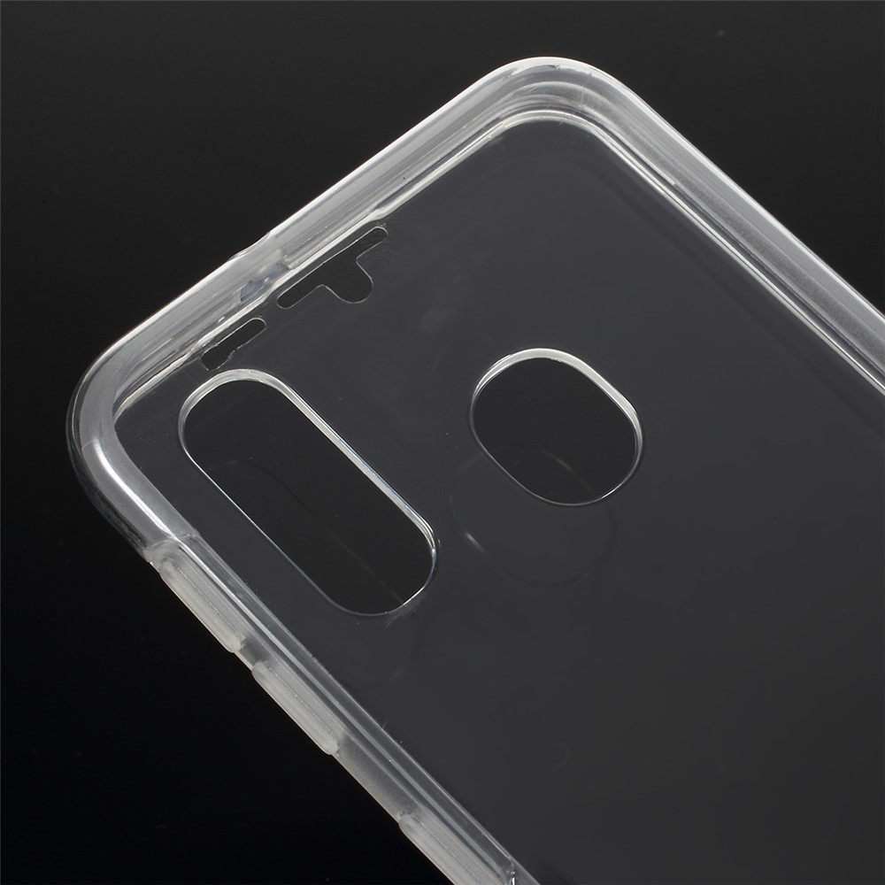 PC Side+TPU Back Clear Phone Cover for Samsung Galaxy A20e-4