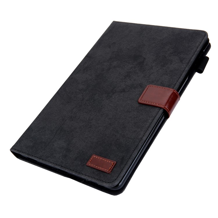 Business Style Auto Wake & Sleep Leather Case with Card Storage for Samsung Galaxy Tab S5e SM-T720/T725 - Black-4