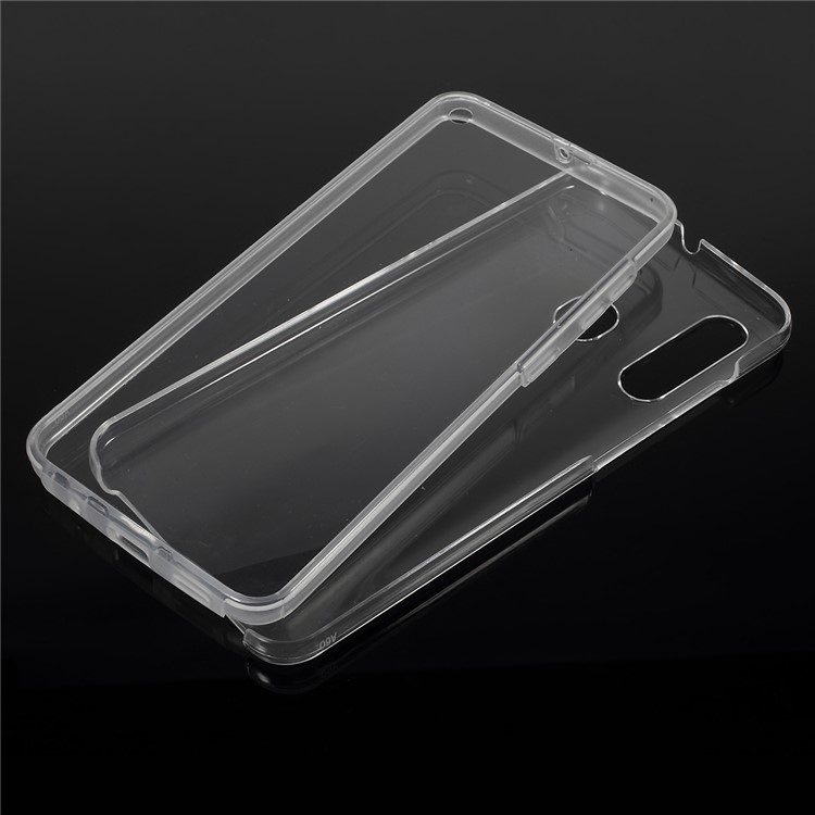 Clear PC Side + TPU Back Phone Cover for Samsung Galaxy A60-1