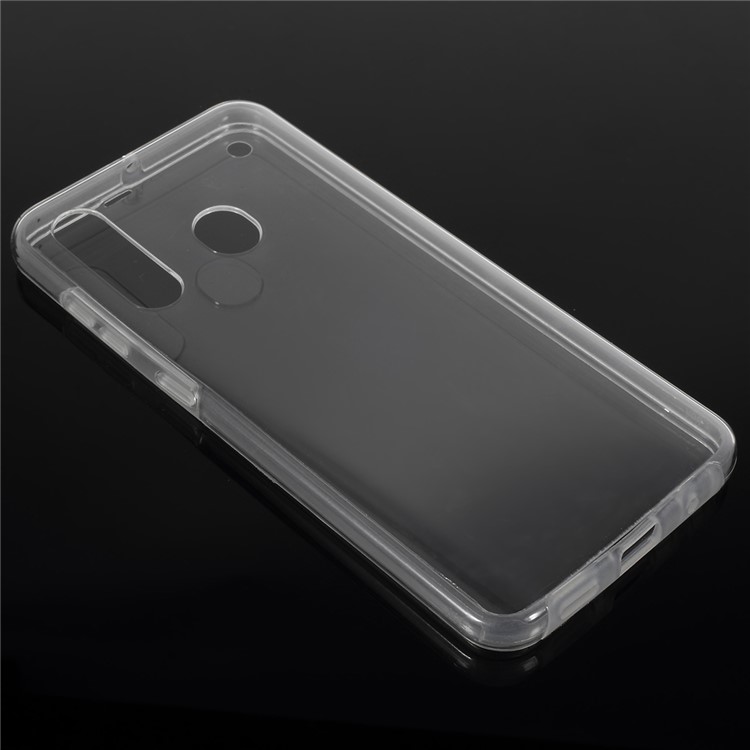 Clear PC Side + TPU Back Phone Cover for Samsung Galaxy A60-3