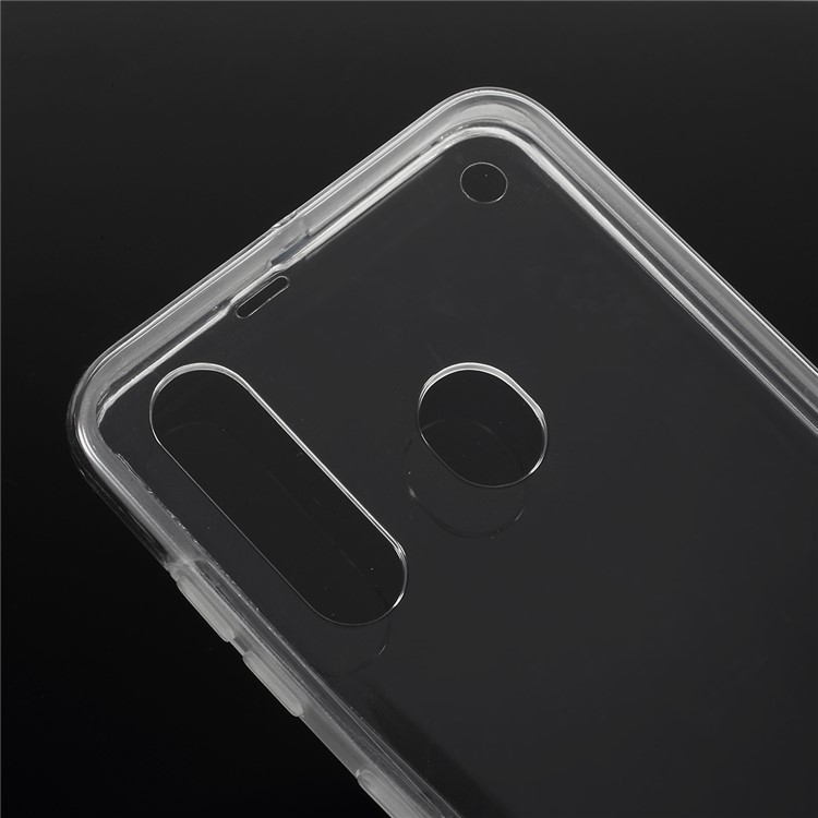 Clear PC Side + TPU Back Phone Cover for Samsung Galaxy A60-4