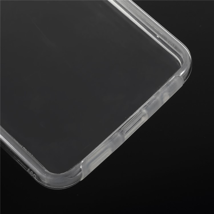 Clear PC Side + TPU Back Phone Cover for Samsung Galaxy A60-5