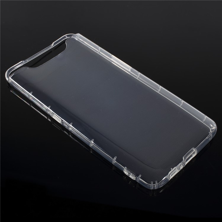 Crystal Clear TPU Phone Case with Non-slip Inner for Samsung Galaxy A80 / A90-3