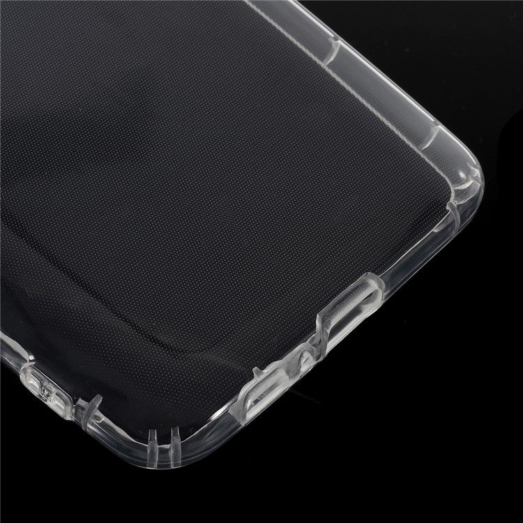 Crystal Clear TPU Phone Case with Non-slip Inner for Samsung Galaxy A80 / A90-5