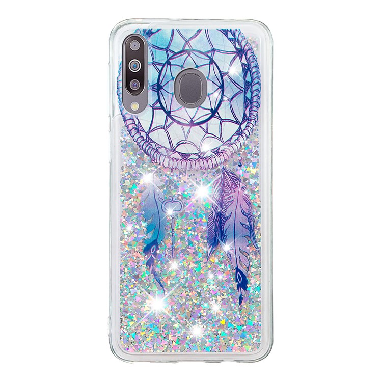 Dynamic Glitter Powder Sequins TPU Case for Samsung Galaxy M30/A40s - Dream Catcher-2