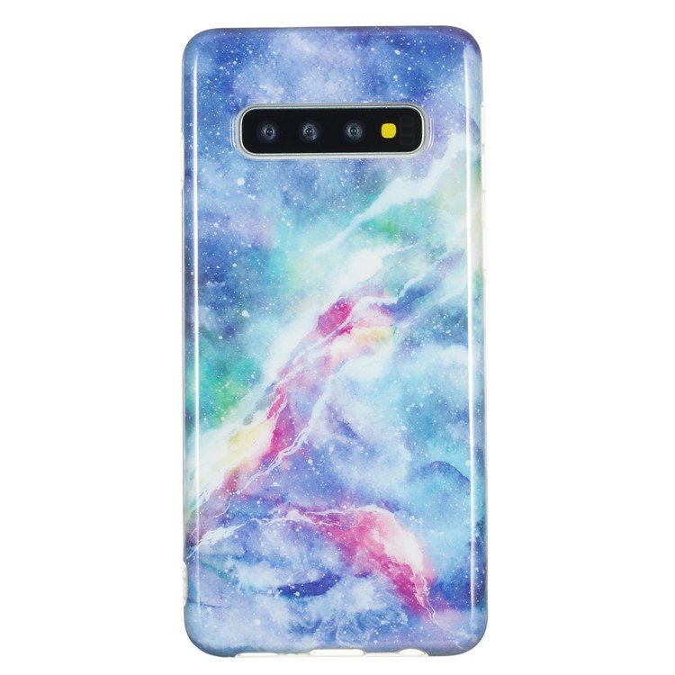 All-wrapped Marble Pattern IMD TPU Case for Samsung Galaxy S - Style C-2