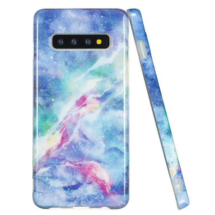 All-wrapped Marble Pattern IMD TPU Case for Samsung Galaxy S - Style C-3